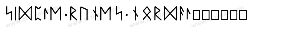 Simple Runes Normal字体转换